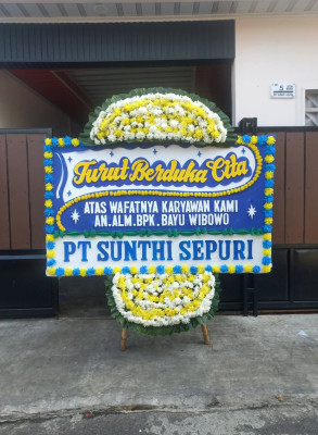 Papan Bunga Duka di Semboro